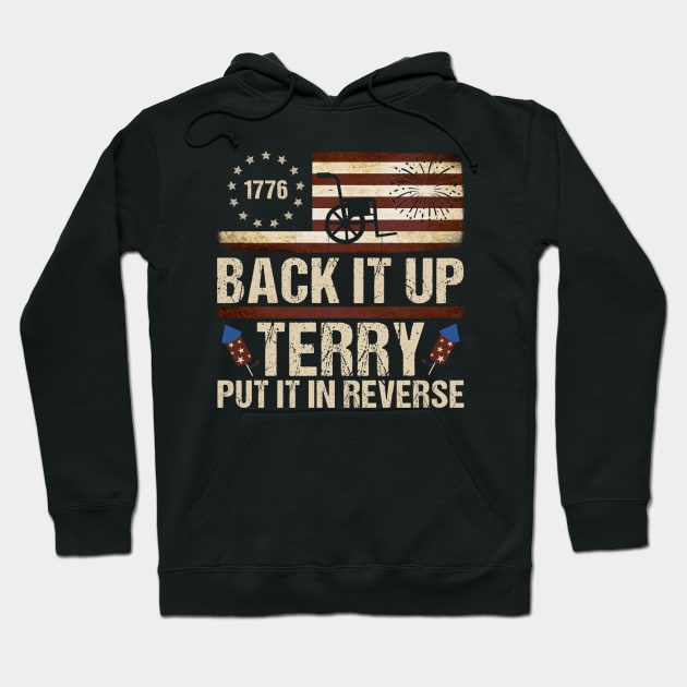 Back Up Terry Put It In Reverse Firework Funny 4th Of July Hoodie by drag is art